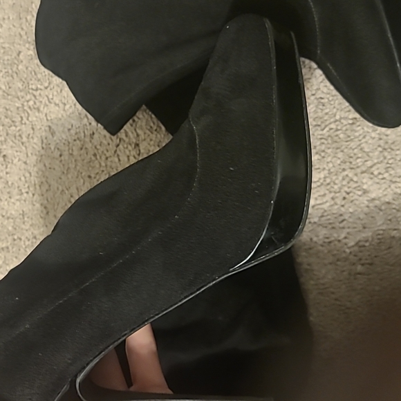 Black Swede over the knee boots - Picture 4 of 4